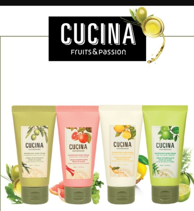 Cucina hand cream fruits and passion