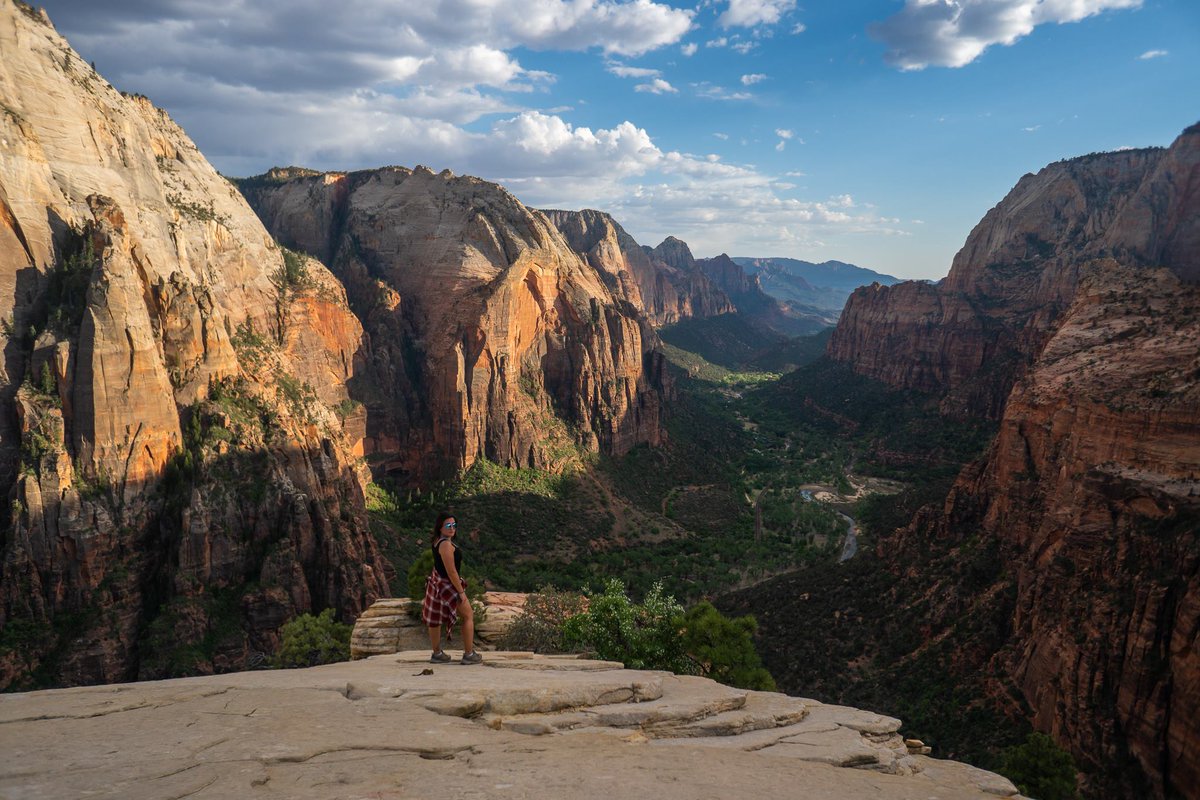 This is Angel’s Landing in Zion National Park.