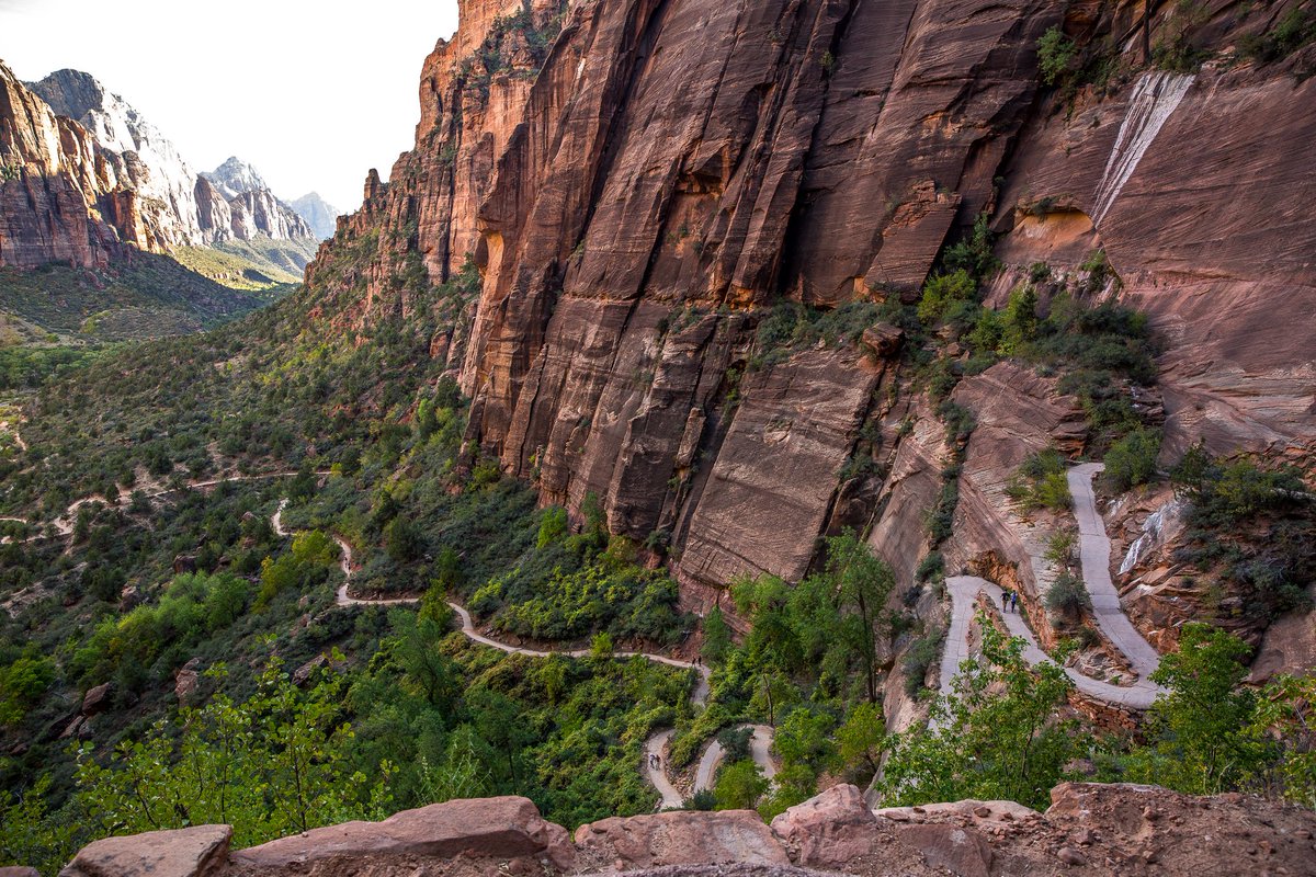 This is Angel’s Landing in Zion National Park.