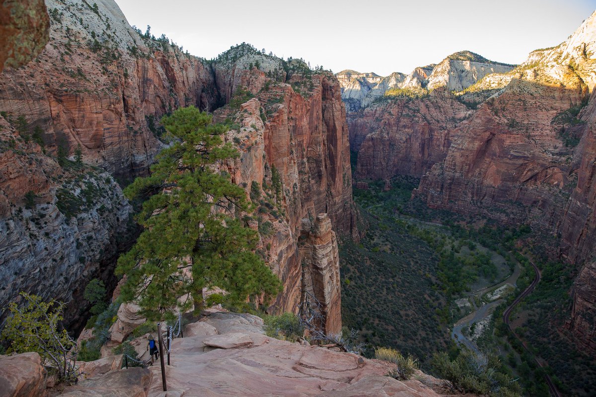 This is Angel’s Landing in Zion National Park.
