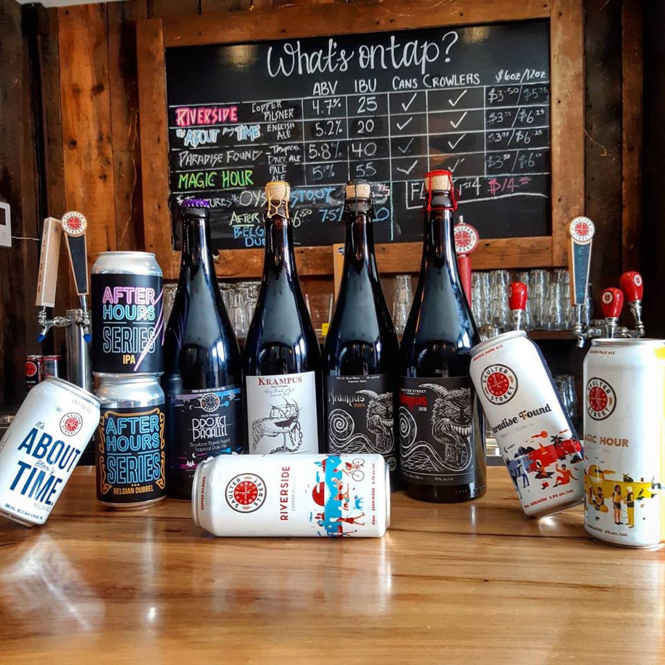 CanadianBeerRun's tweet image. Have you checked out @SaulterStBrew's tap room yet? Swing by for a visit and be sure to say hello to Saulter at our finish line festival!