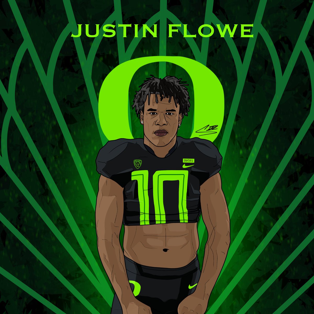 c4cartoonzz's tweet photo. @justin_flowe bro gonna go nuts next year at @oregonfootball very excited for you bro keep it up!!!🦆💚😤 https://t.co/2doRkexSGP