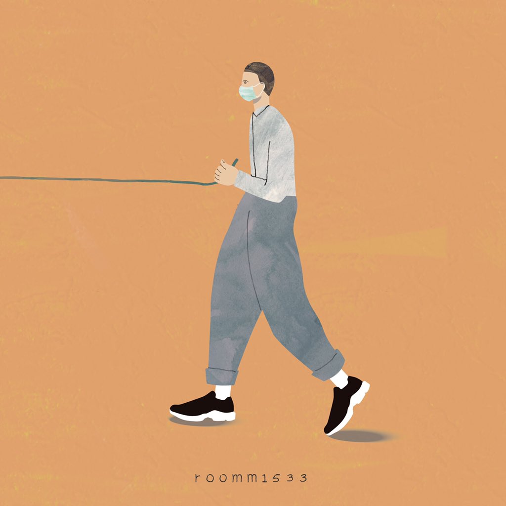 roomm1533's tweet photo. 🚶‍♀️k e e p  1 . 5  m e t e r s  a w a y 🚶🏻‍♂️
_
_
_
#illustrationartists
#illustration_daily #hkillustration #doodlesoftheworld #visualart #stayathome #wfh #workfromhome #distance #gaze #meters 
#お絵描き
#イラストレーション  #イラスト
#香港插畫 #繪 
#繪圖 #插畫 #日常生活 https://t.co/Md0ksQxWqE