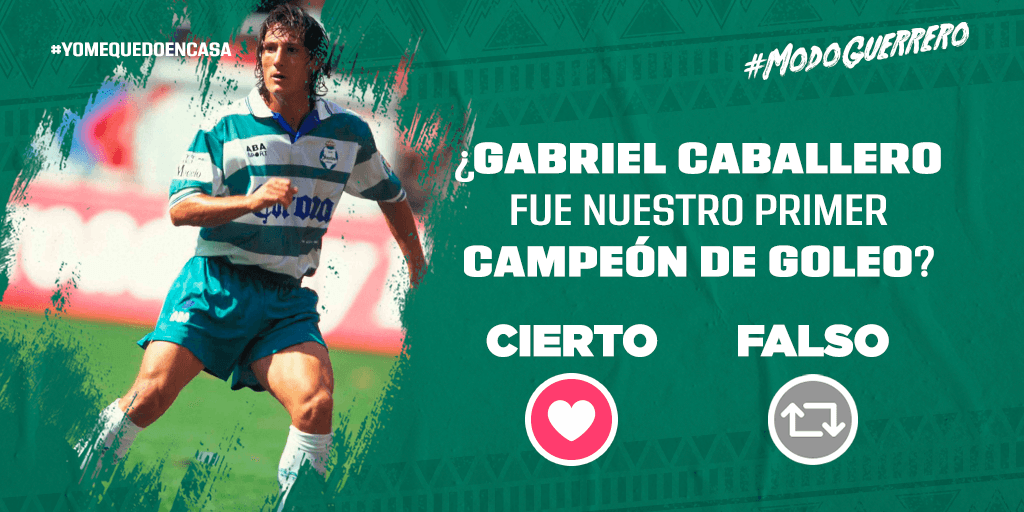TSMoficial's tweet photo. #TriviaGuerrera
¿Cierto o falso que "El eterno" fue el primer campeón de goleo en @ClubSantos?
#YoMeQuedoEnCasa #TuCasaTuCancha
#ModoGuerrero ⚔🇳🇬 https://t.co/WZAan19z9B