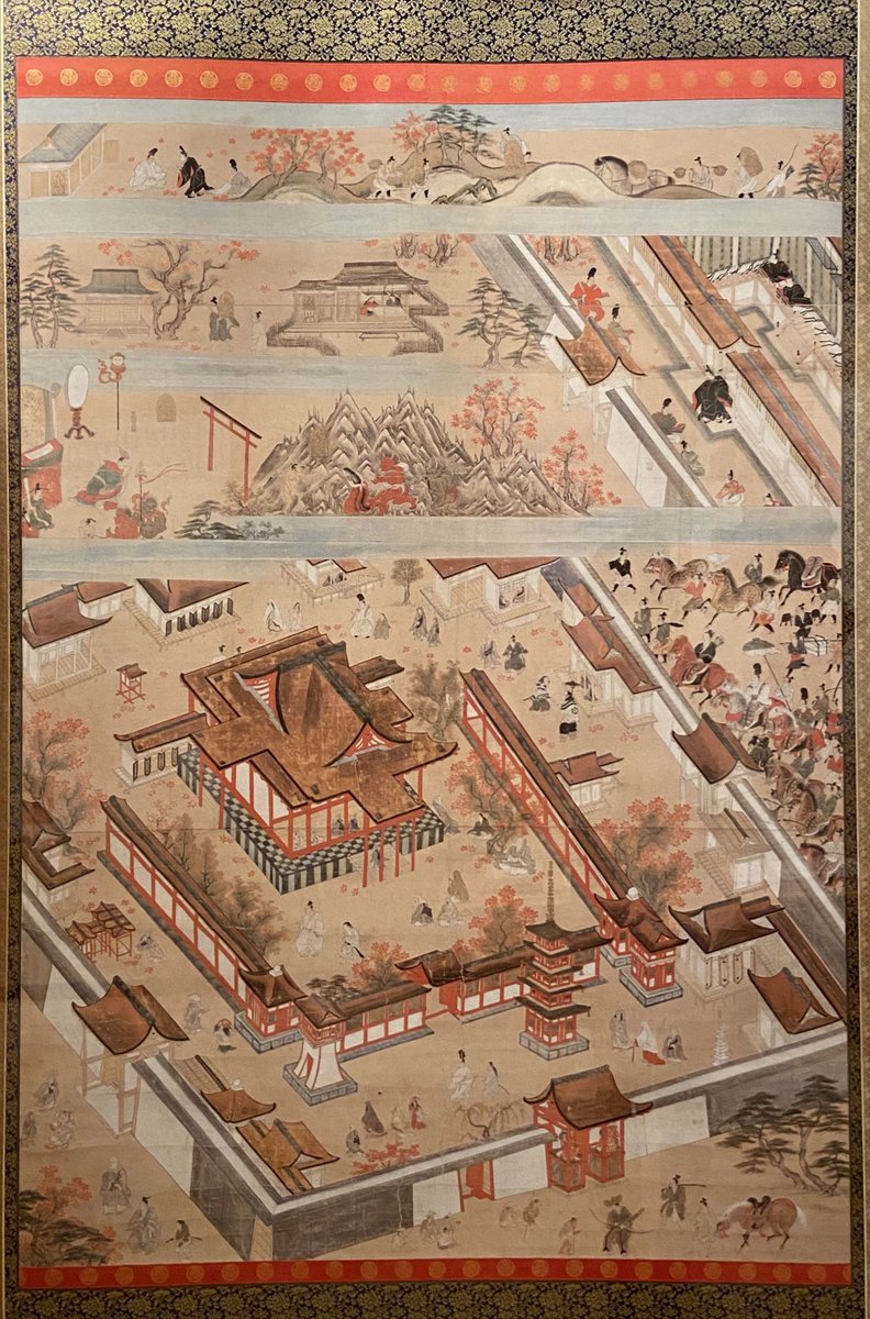 善光寺如来絵伝／ この第三幅目は本田善光と一光三尊仏の邂逅、堕地獄