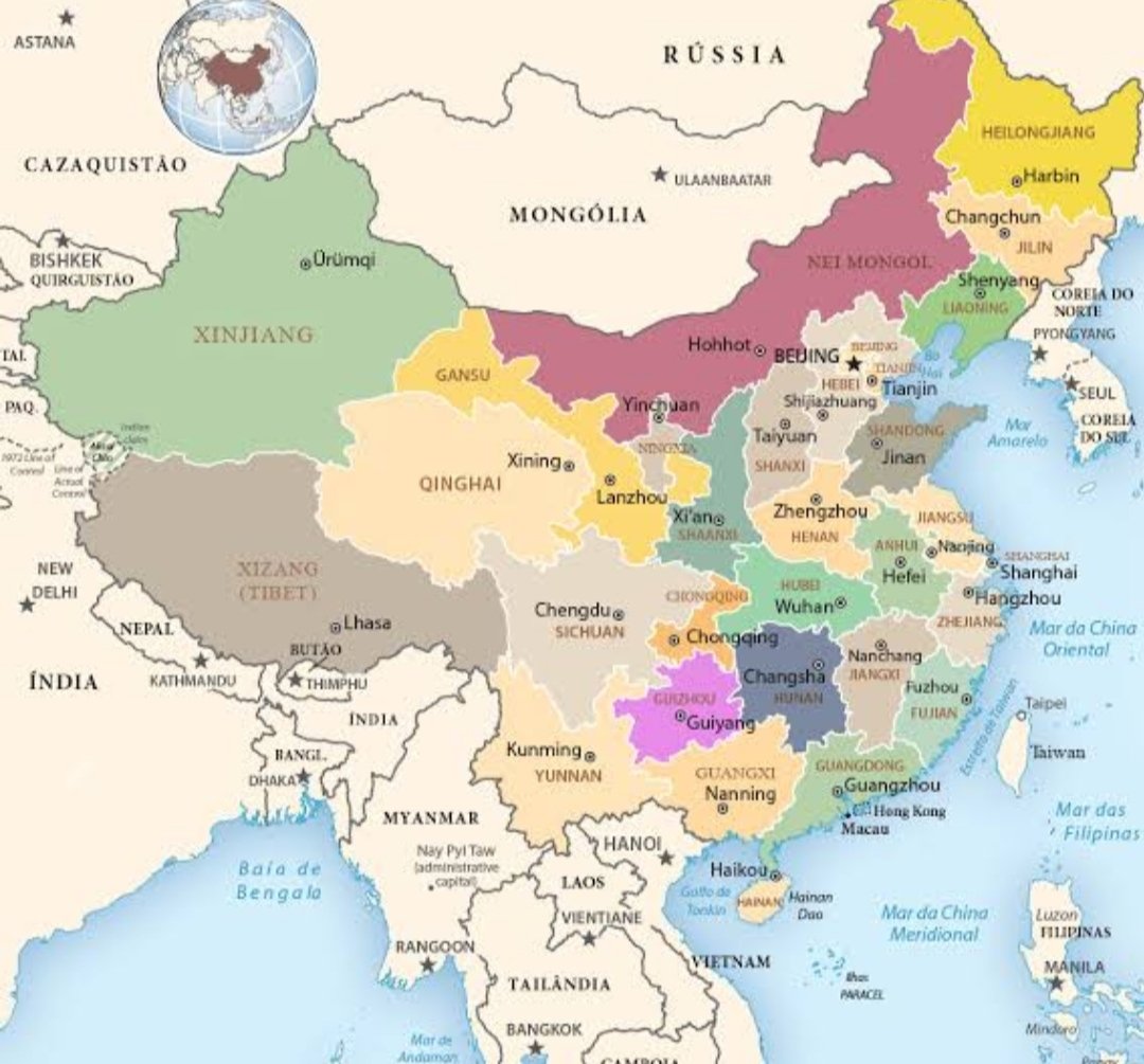 6) Qual país em evidência no momento?A CHINA !!!!E eles fazem fronteira com 16 países, portanto tem muitos lados ou flancos Portanto a CHINA = COSTADOS #QanonBr  #WWG1WGA  https://pt.m.wikipedia.org/wiki/Categoria:Fronteiras_da_China