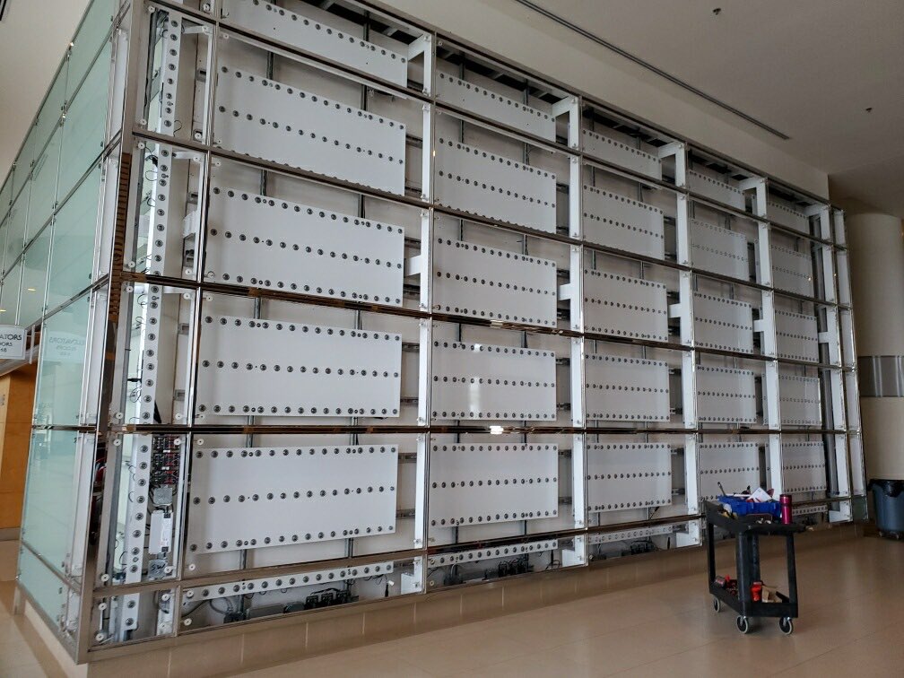 IBEW569's tweet photo. #IBEW569 members are practicing safe distancing and #COVID19 prevention measures while working for @procallighting at the @HiltonBayfront.
β‘οΈβ‘οΈβ‘οΈ
#IBEWproud #UnionStrong #WeAreIBEW569 #unionelectrician #essentialworkers #Construction #StaySafe #lighting #smartlighting https://t.co/vD3iBbcBVc