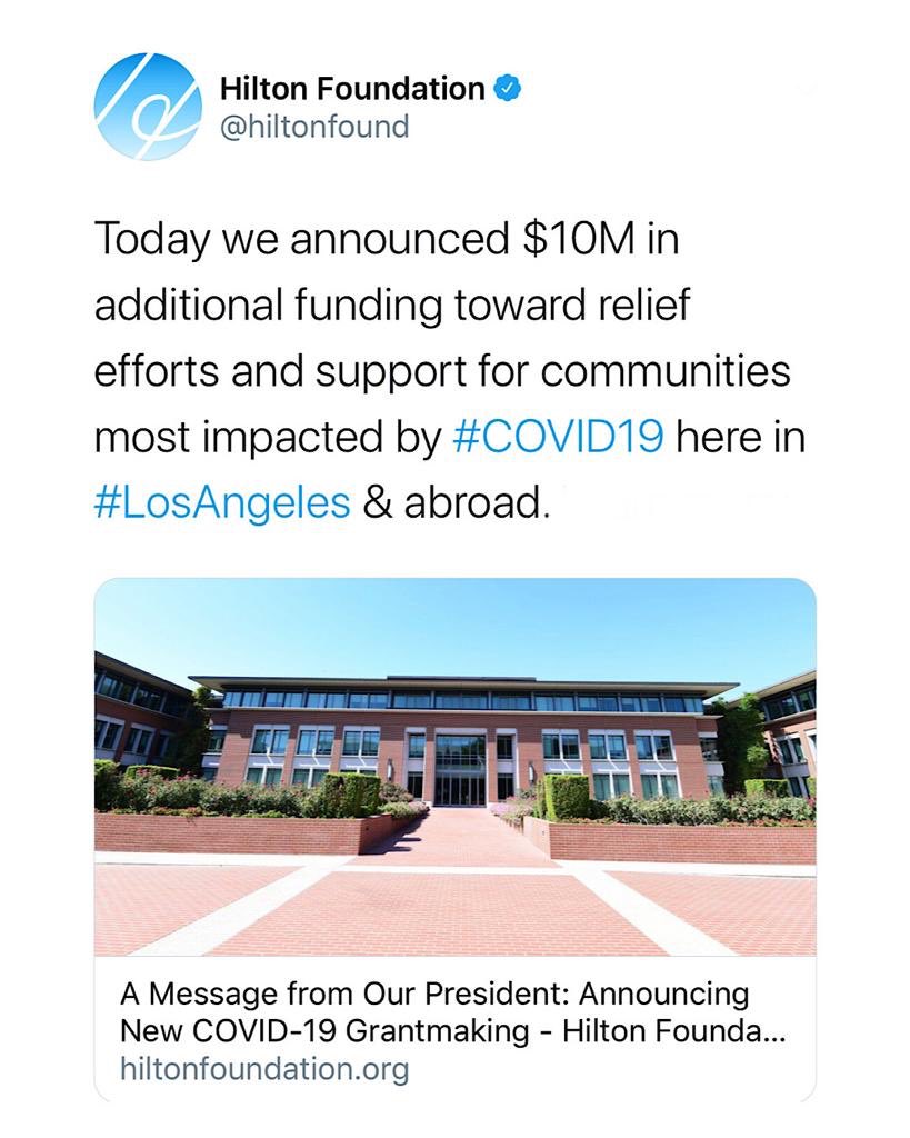 ParisHilton on Twitter "So proud that the HiltonFoundation just(00)