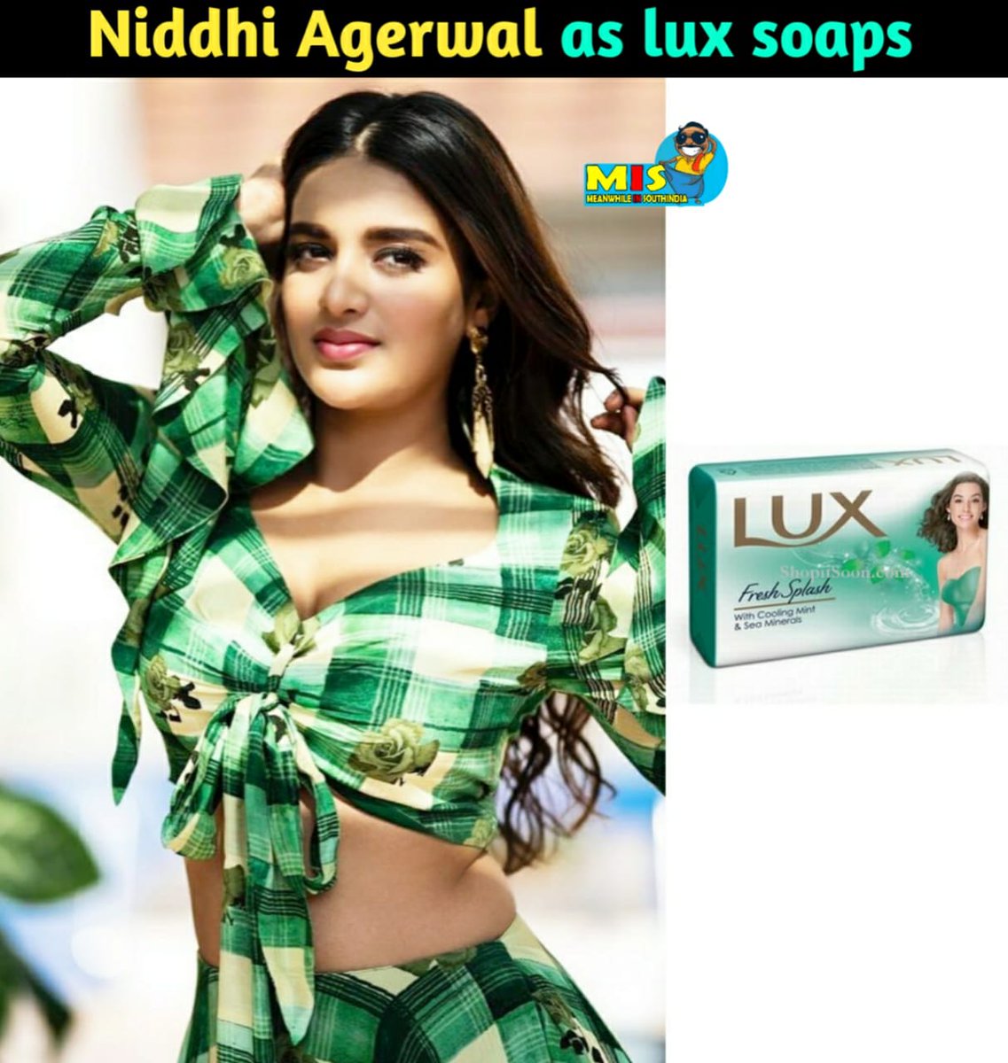 MSouthindia's tweet photo. @AgerwalNidhhi as lux papa ♥️🔥 https://t.co/g37kqMFBuQ