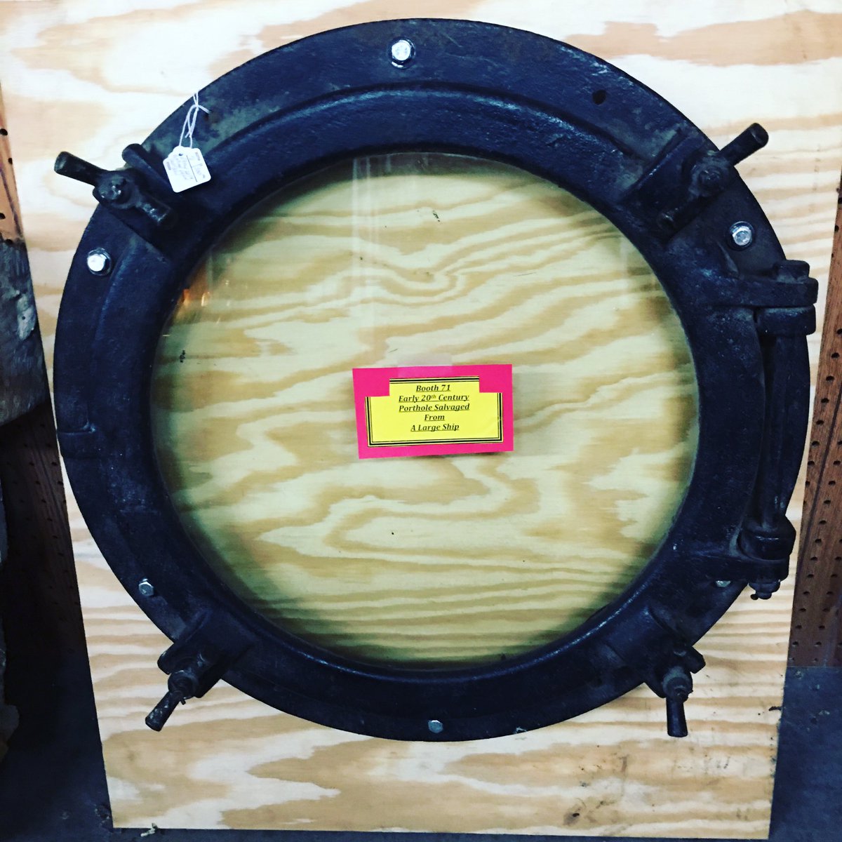 TheAntiqueNomad's tweet photo. Ship porthole portlights became very collectible once they left the nautical world and started selling for hundreds as architectural elements!
#porthole #vintagenautical #portlight #oldship #architecturalsalvage #vintagemarine #maritimevintage #coastaldecor #theantiquenomad https://t.co/RokRt8WZkV