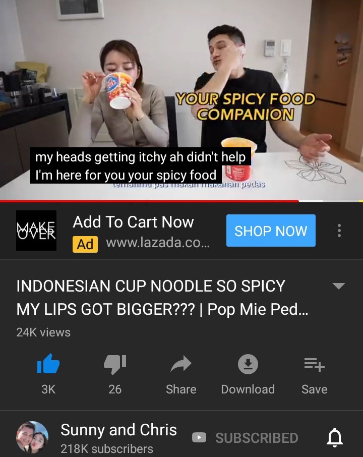 13. Sunny and ChrisSelalu ketawa nonton mereka nyobain makanan pedes-pedes Another episode of Sunny and Chris trying to kill themselves with spicy food