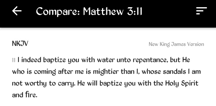 John said, when He comes "He shall baptise you with the Holy Spirit & fire".Matt 3v11That's the testimony of the one sent to prepare the way for Jesus Christ. He came to tell us what to expect when Jesus comes: the baptism of the Holy Spirit & fire!