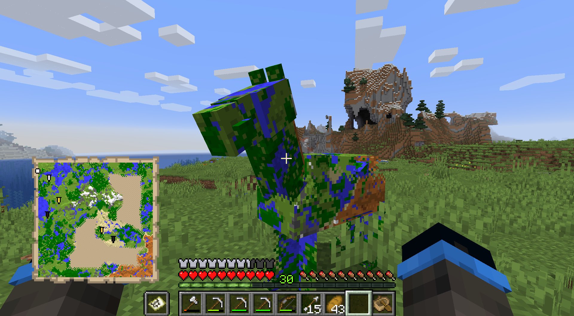 Saziumr 何らかのバグで 地図のスキンをした馬を見つけたそうです T Co I7p09icvwx T Co 64okjvdxv3 Twitter