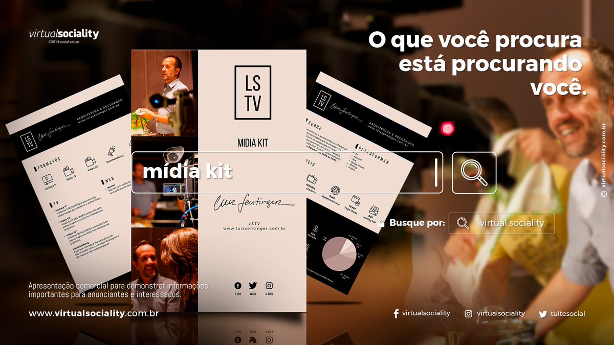 tuitesocial's tweet photo. Apresentação comercial para demonstrar informações importantes para anunciantes e interessados.
•
O que você procura está procurando você. Escreva nos comentários uma palavra utilizada para encontrar a sua empresa na internet. #MidiaKit #VirtualSociality https://t.co/PtxMB5N3iD