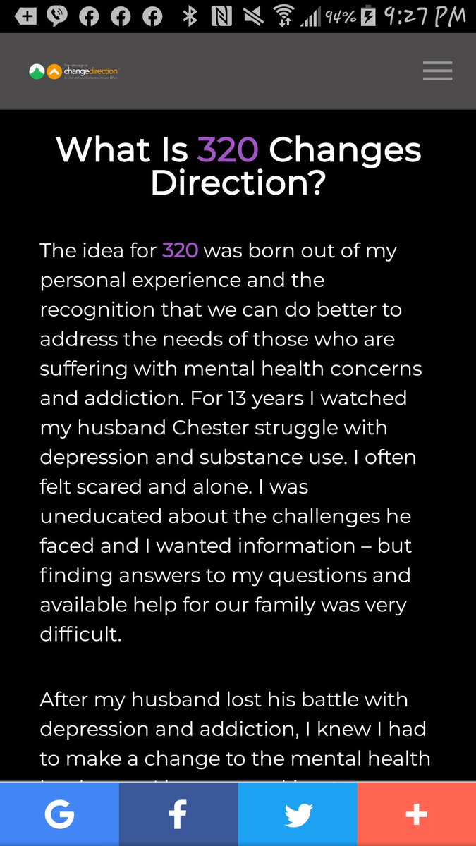  @TalindaB .....yes this is  @linkinpark front man Chester Bennington's widow who apparently teamed up with the World Health Organization to conquer mental health issues. Here's what his widow says...