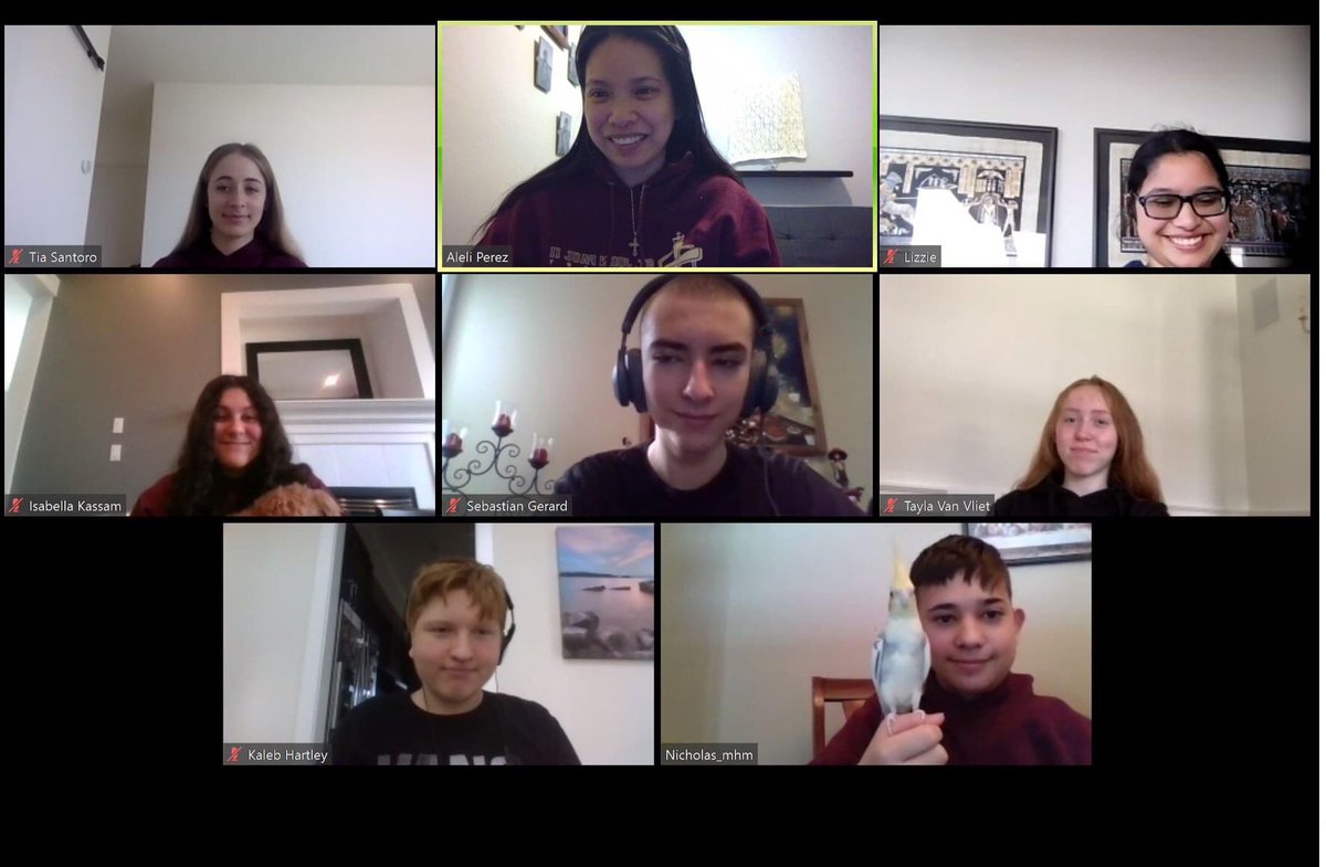 St. John Paul II Academy (@sjpiiacademy) on Twitter photo Our students continue to learn while at home. We are so grateful to see their smiles #sjp2quarantine #sjp2goroyals #advisoryclass #schoolathome <a href="/SJPIIAcademy/">St. John Paul II Academy</a> <a href="/CISVA2/">Catholic Independent Schools Vancouver Archdiocese</a> <a href="/archvancouver/">Archdiocese of Vancouver</a> Our students continue to learn while at home. We are so grateful to see their smiles #sjp2quarantine #sjp2goroyals #advisoryclass #schoolathome <a href="/SJPIIAcademy/">St. John Paul II Academy</a> <a href="/CISVA2/">Catholic Independent Schools Vancouver Archdiocese</a> <a href="/archvancouver/">Archdiocese of Vancouver</a>