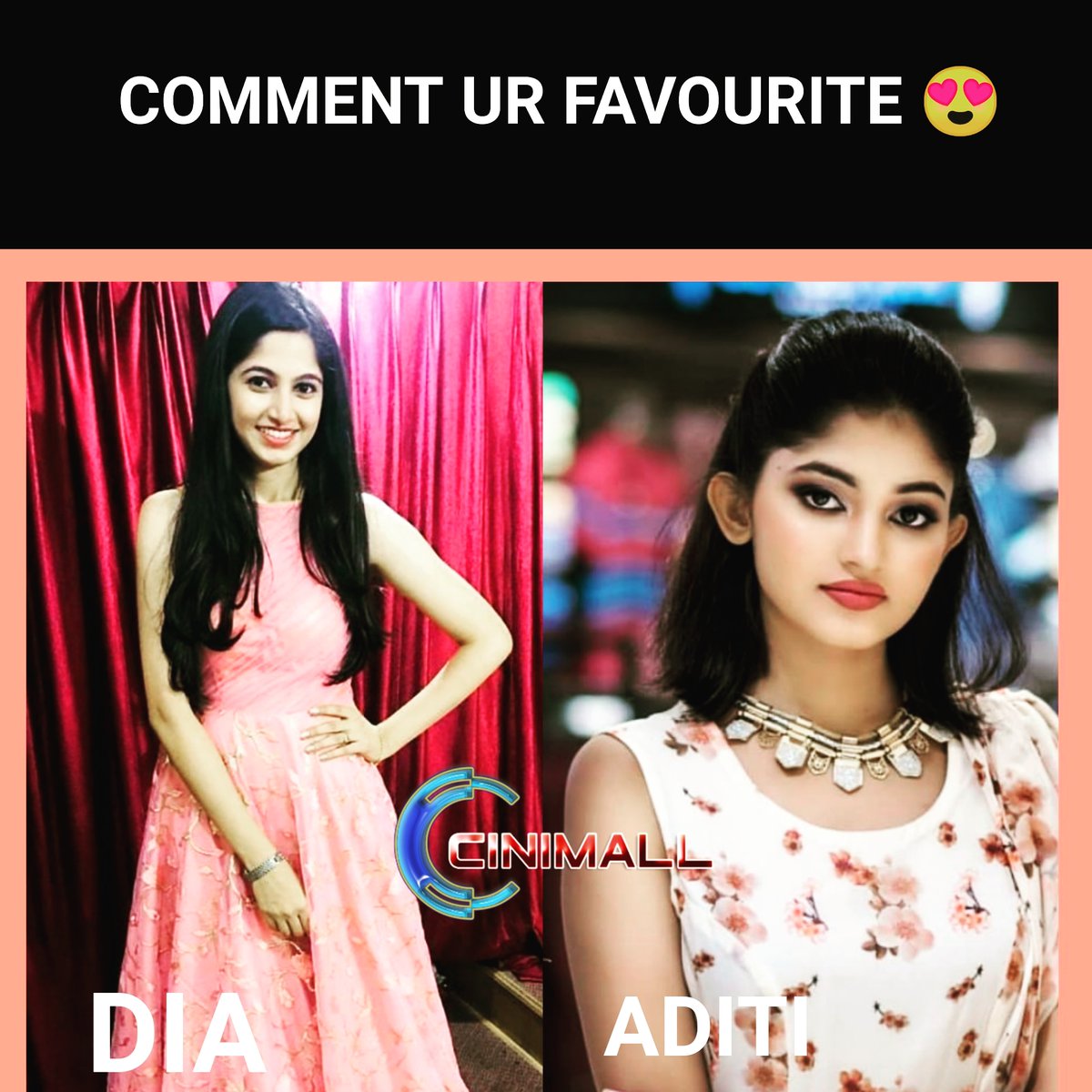 mymoviebazaarka's tweet photo. Comment Ur Favourite Actress Below 👇
Follow @cinimall
#cinimall #aditi #dia #urfavourite https://t.co/SyYoHjqdIH