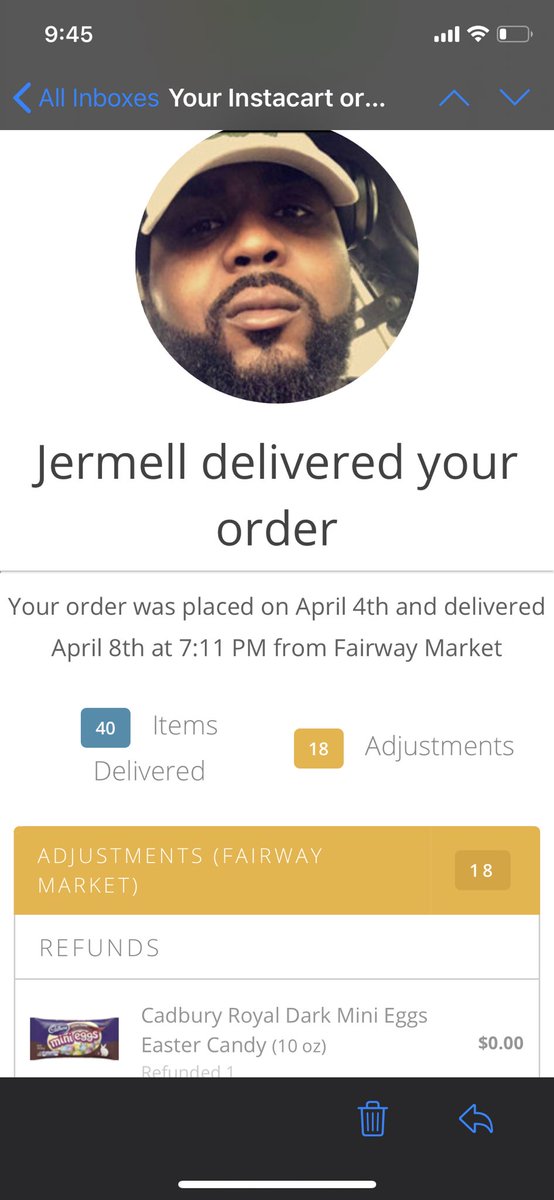 mmccoo's tweet photo. @Instacart this order was never delivered to me.  Please contact me. My credit card has been charged, I’d like to know what’s going on!  Thank you. https://t.co/hDgYa5Pw9k