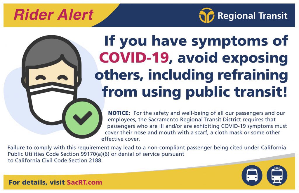 .<a href="/RideSacRT/">Sacramento Regional Transit</a> riders should check the link below for an updated bus service schedule as SacRT has modified service in response to decreased ridership during the COVID-19 crisis. 
sacrt.com/apps/sacrt-pre…