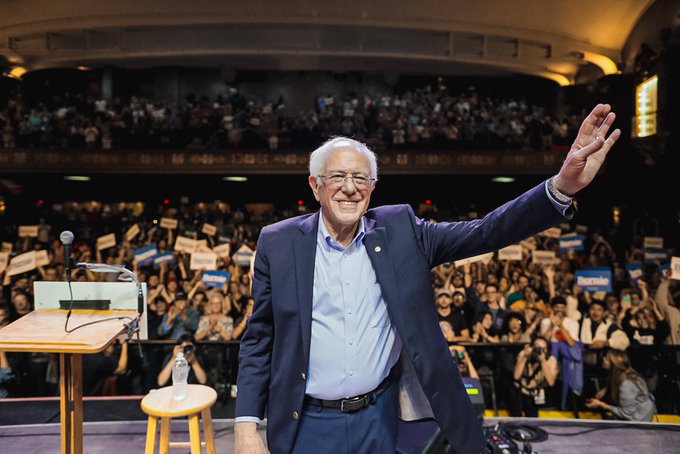 4/ I believe in Bernie's vision of a future to believe in. I believe our country + world is a better place because we have a leader like Bernie Sanders in it who inspired millions of people to be the change we want to see in the world like he's been an example with his own life.