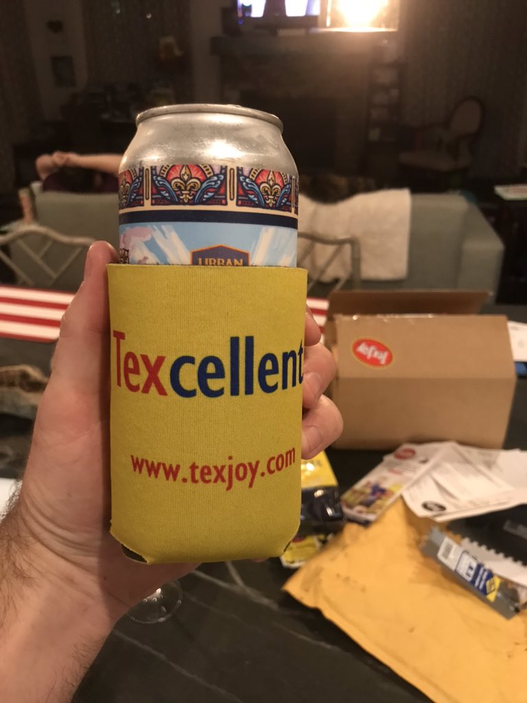 beer_chris's tweet photo. I’m dead. New favorite koozie. #Texcellent https://t.co/PC0z43gLVp
