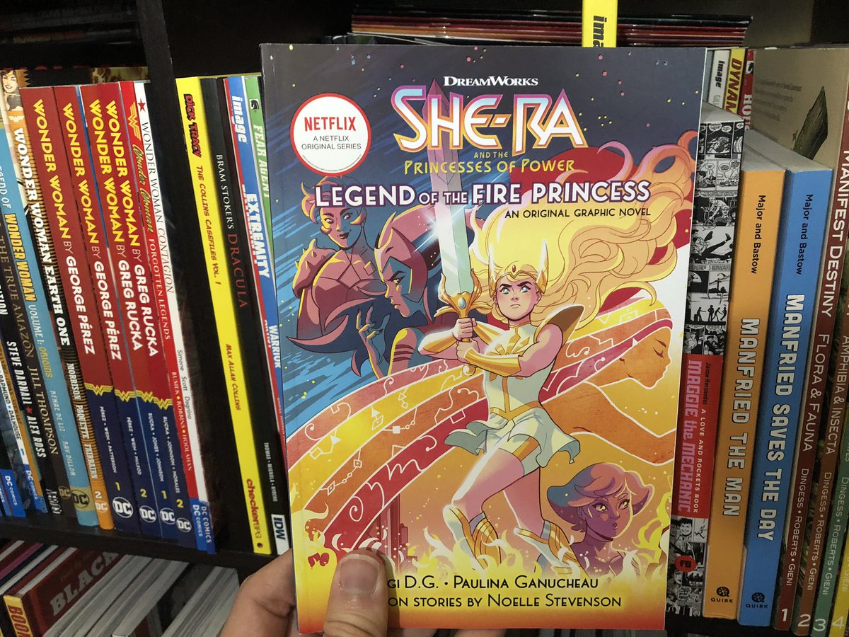 Everyone should already be in love with the  @netflix SHE-RA series, but have you folks dug into this gorgeous spin-off graphic novel from Gigi D.G. &  @PlinaGanucheau & published by  @Scholastic?? No? Get on it!  #NCBD lives in  #NTYCBD!!