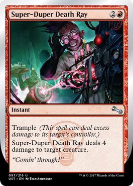 JamesTheOwlWise's tweet photo. I see what you did there @maro254 😂
Just more evidence that #MTGUnStable was a testing ground for #MTGIkoria 😉 https://t.co/j6rXRjciN4