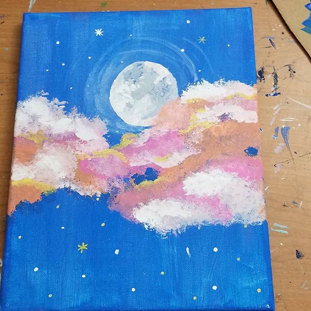 CreatedByAxe's tweet photo. Just need to paint 
#paint
#artistmom 
#nightmoon https://t.co/n0CcPo43RT https://t.co/I4lEZTKzTA
