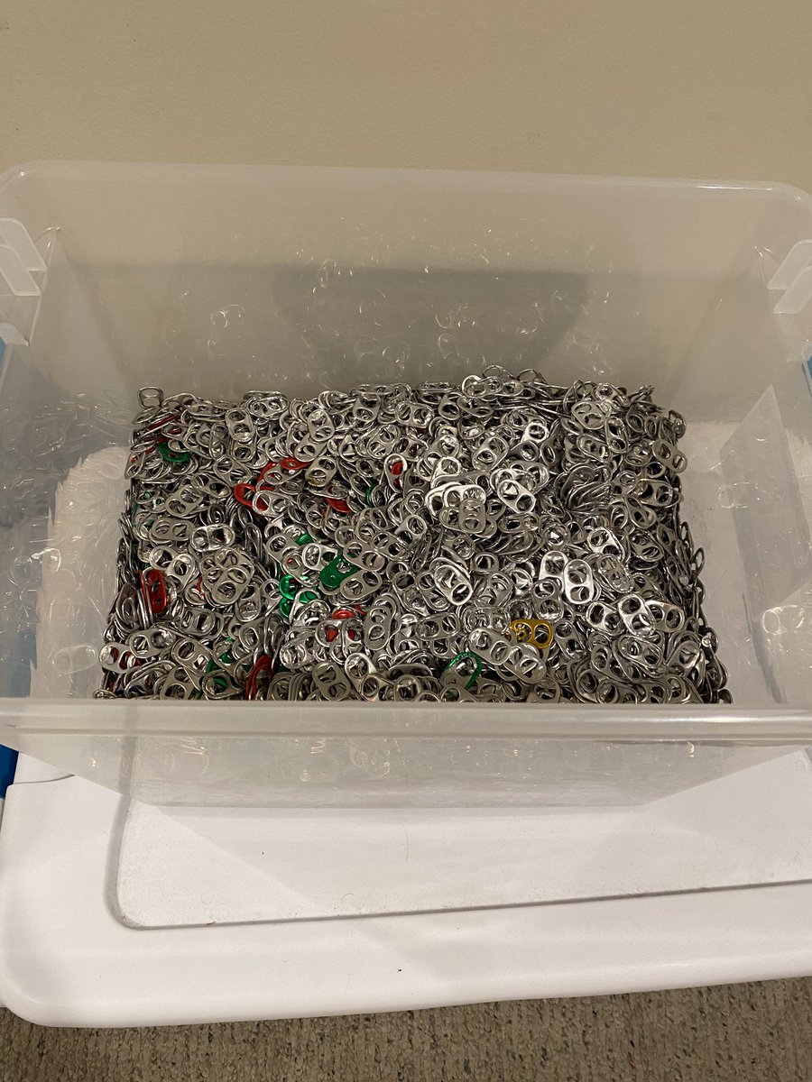 KDKwestlib's tweet photo. For the past year, us KDK members have been collecting tabs of cans with the intent to donate them to the Ronald McDonald House of Morgantown. If you have any you would like to add to the donation, please contact @PhelpsRyan19 or @AdamDavis74  #ForTheKids https://t.co/BgEE4Ir5Mf