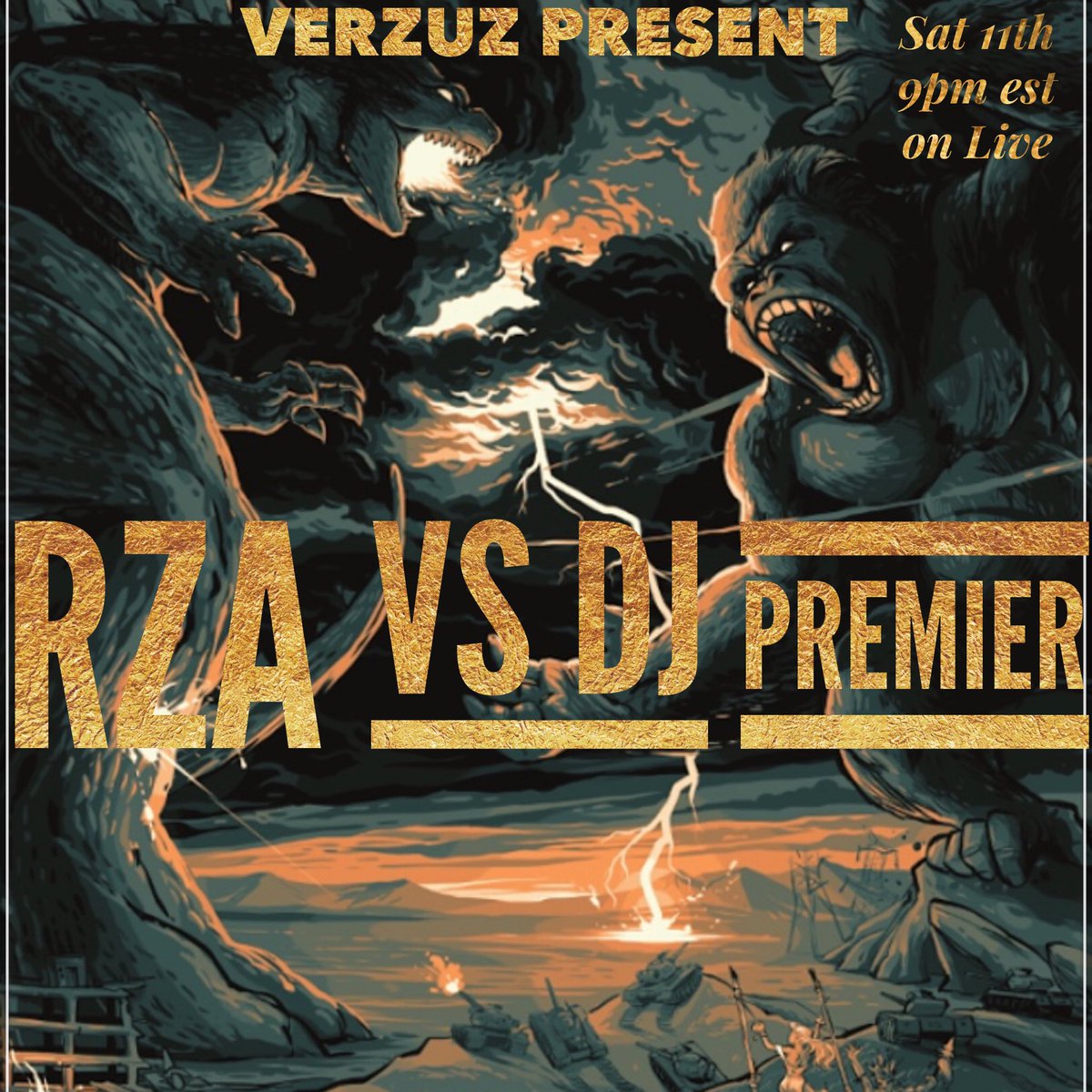 REALDJPREMIER's tweet photo. I Brought Matches 🔥
@RZA vs. Premier https://t.co/vhDTzUzkyB