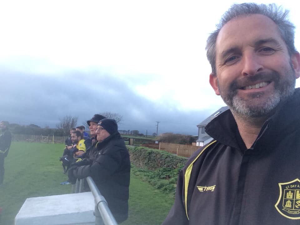 mrchoughs's tweet photo. Dave you live on in our hearts &amp; minds. In these current times, we're very much reminded of your optimism against adversity.Preparing @STDAYAFC1 VP for the weekend matches, for both youth and adults come rain or shine.We salute you sir, and thank you.God bless you &amp; R.I.P.#Saints https://t.co/QYEs73t6g2