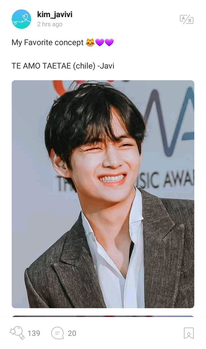 Javiera41460474's tweet photo. Lloren conmigo 😭💜
No me imaginé ser tendencia en weverse, espero que uno de los chicos lo puedan ver 
Chilito♡♡ *lloro* https://t.co/BQFFgWn11q