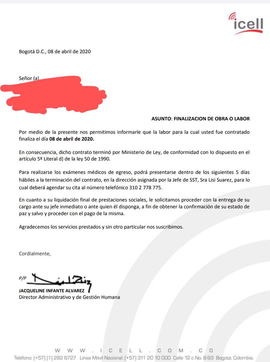NaticaQf's tweet photo. @MintrabajoCol; @ClaroColombia ; @ICELLSA ahora quién protege a todos los que hoy se quedaron sin empleo? https://t.co/g8CJno5rTo