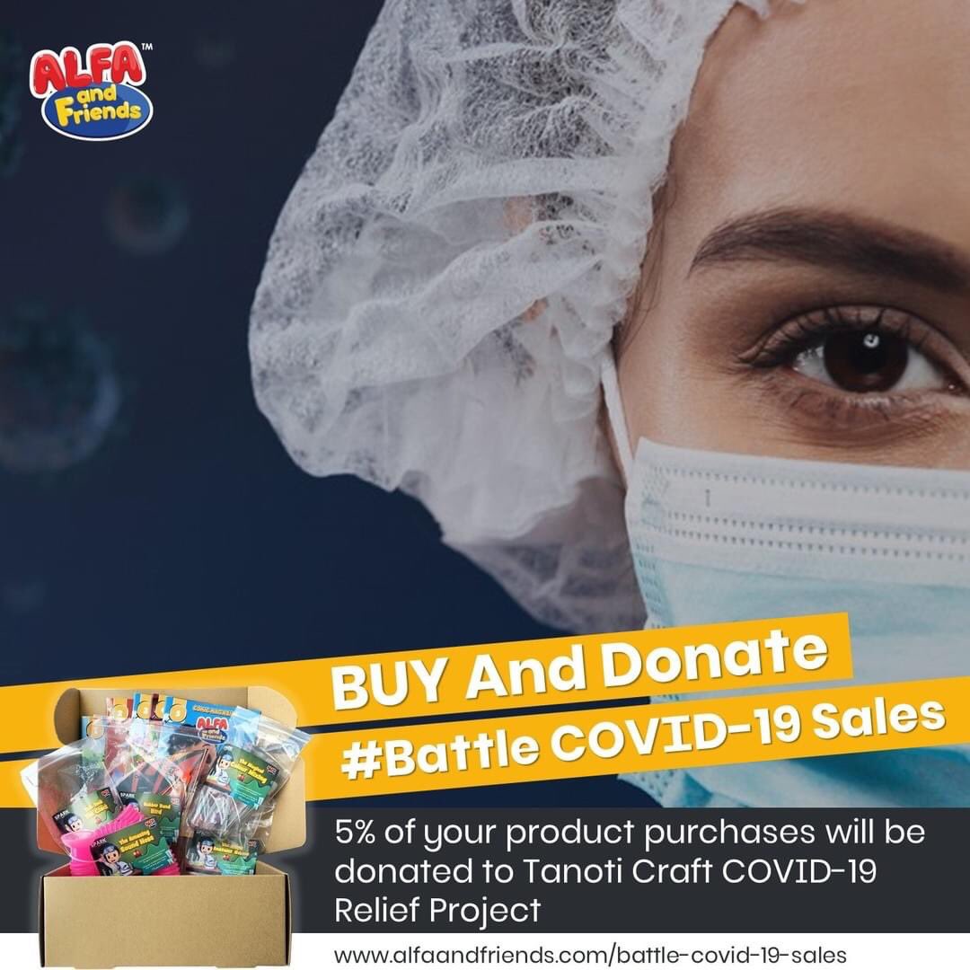 BUY And Donate: #Battle COVID-19 Sales
Introducing our initiatives to help the frontliners, the #Battle COVID-19 Sales where 5% from every product purchased by you, will be donated to Tanoti Craft COVID-19 Relief Project which currently producing the PPE suits to our frontliners https://t.co/sSwCxreEUy
