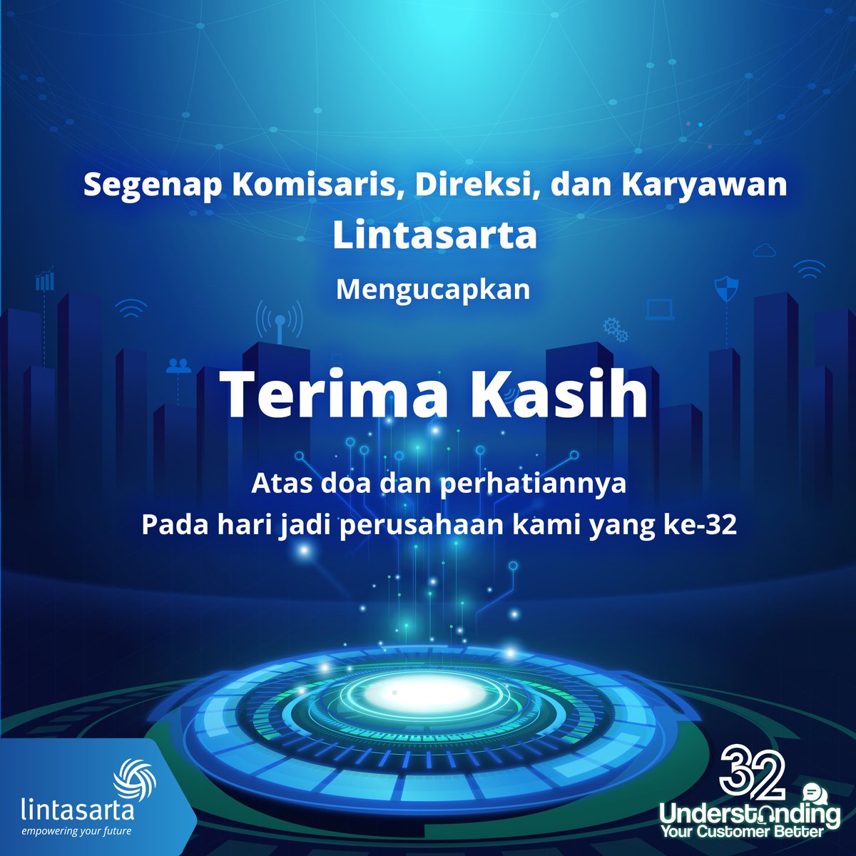 Lintasarta On Twitter Baznasindonesia Segenap Keluarga Besar Lintasarta Menyampaikan Terima Kasih Atas Ucapan Yang Diberikan Sukses Selalu Untuk Kita Semua Https T Co Exgypmlmnc Twitter