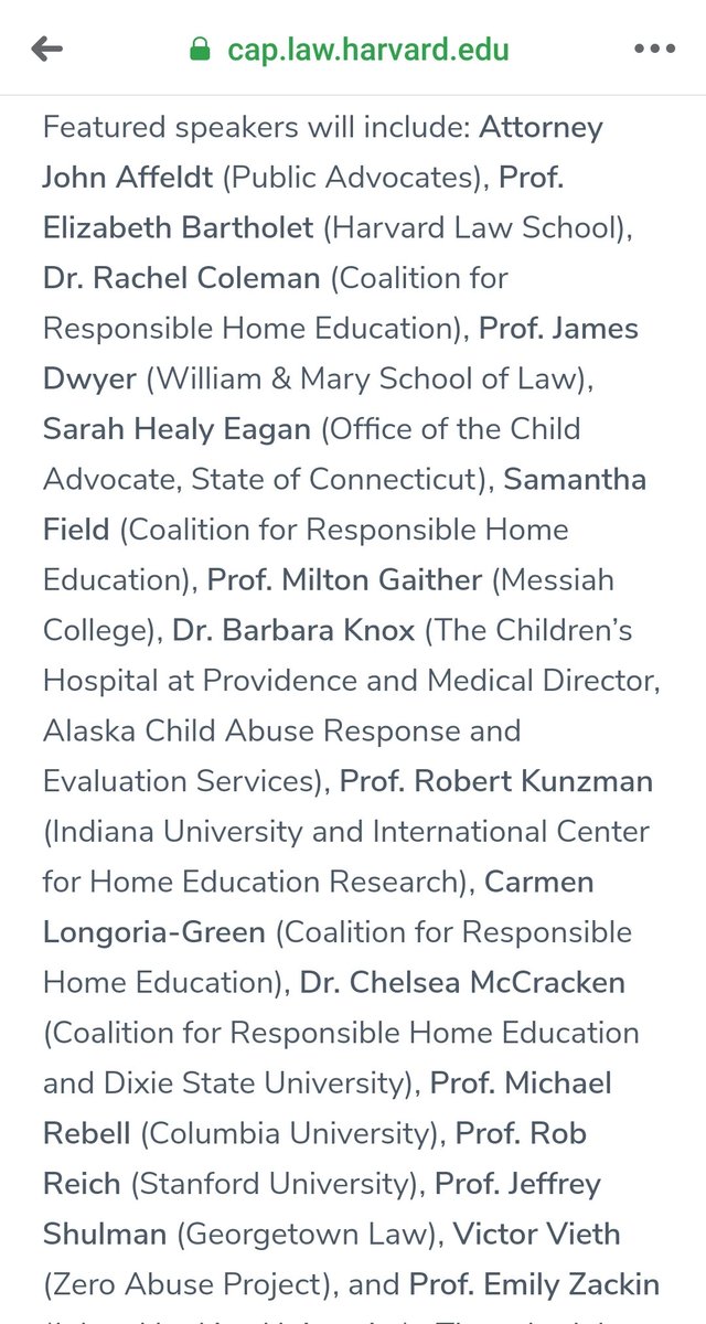 Here is their list of speakers.I don't believe any of these speakers are homeschool supporters.