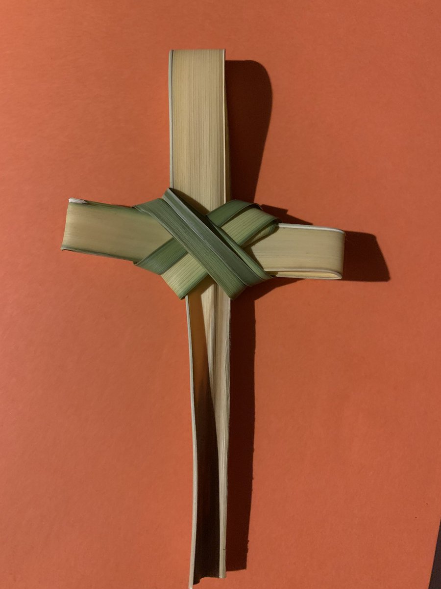 raytbs's tweet image. No Sunday service but my daughter still got me a Palm Cross.  Have had one for the past 25 years!   #Easter #PalmSunday