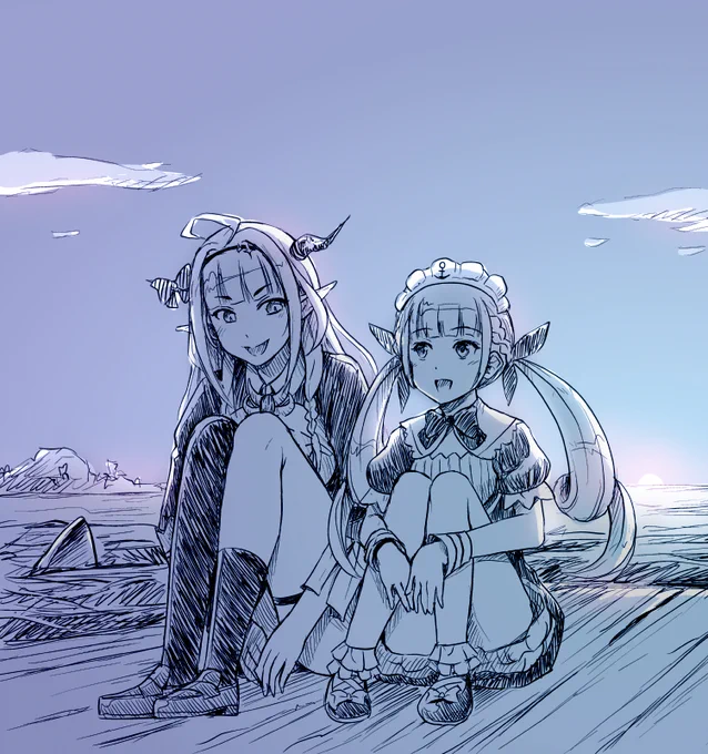 #みかじ絵 #あくあーと #メイドラゴン

とてもよかった…
なんかもう…いろいろよかった… 