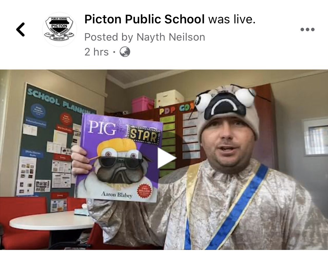 My final Storytime Live for the term, for all our legendary learners at home. For our last session together, Pig the Pug made a special appearance! @PictonPS <a href="/belindawall23/">Belinda Wall</a> #pictonpride