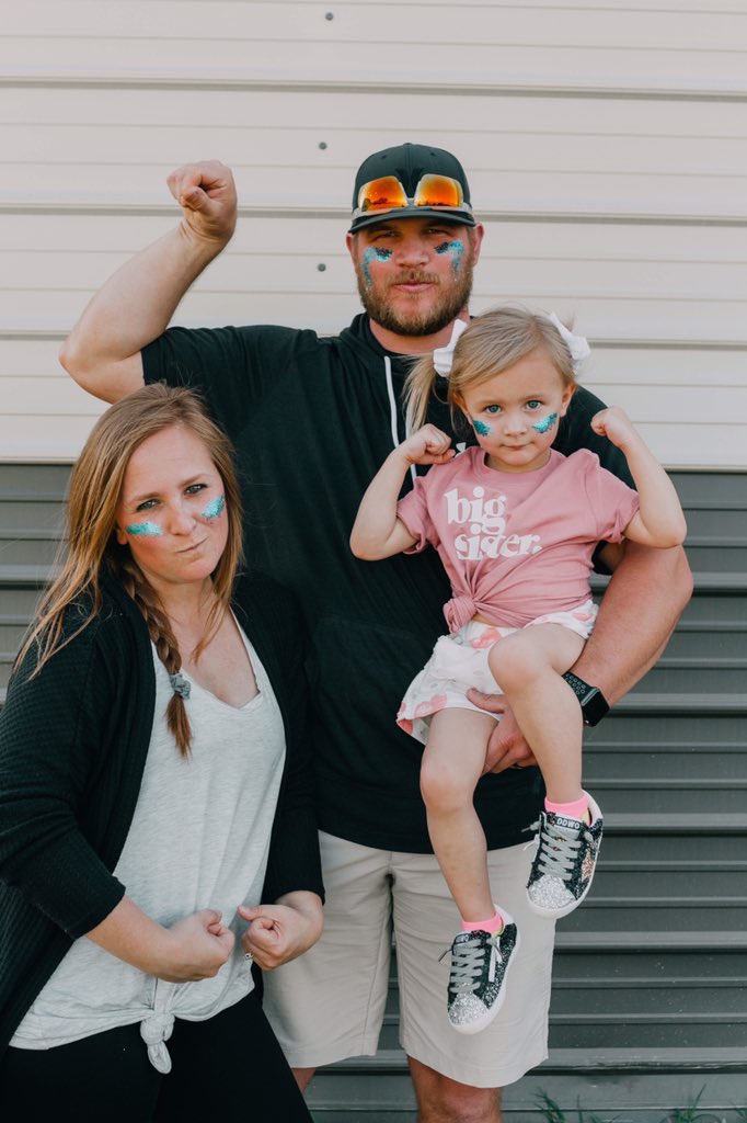 CoachFultz18's tweet photo. We found out some big news today! Baby Fultz #2 will be a boy due September 1st! Kenny wasn’t very happy about it being a boy. She wanted a baby sister, but daddy is very happy! We are excited to welcome him to the family! https://t.co/fMG7F43AF1