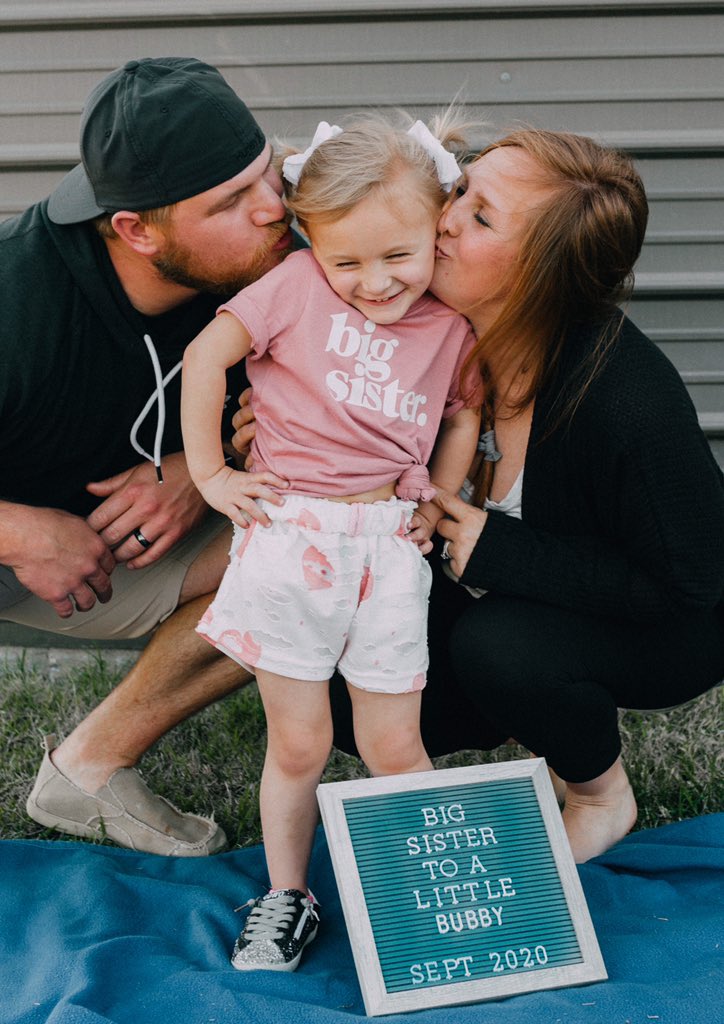 CoachFultz18's tweet photo. We found out some big news today! Baby Fultz #2 will be a boy due September 1st! Kenny wasn’t very happy about it being a boy. She wanted a baby sister, but daddy is very happy! We are excited to welcome him to the family! https://t.co/fMG7F43AF1
