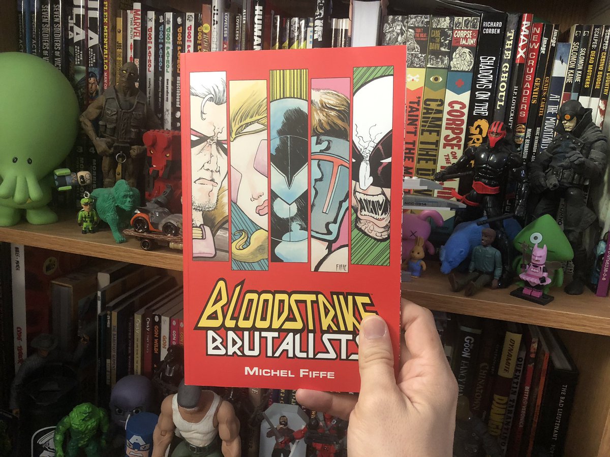 Tonight’s last rec.  @MichelFiffe completes a childhood fantasy by filling in the gaps of what went down between issues 22 & 25 of the original 90s BLOODSTRIKE run w/his radical series BLOODSTRIKE BRUTALISTS. This is our kind of nostalgia. Until next week,  #NCBD lives in  #NTYCBD!
