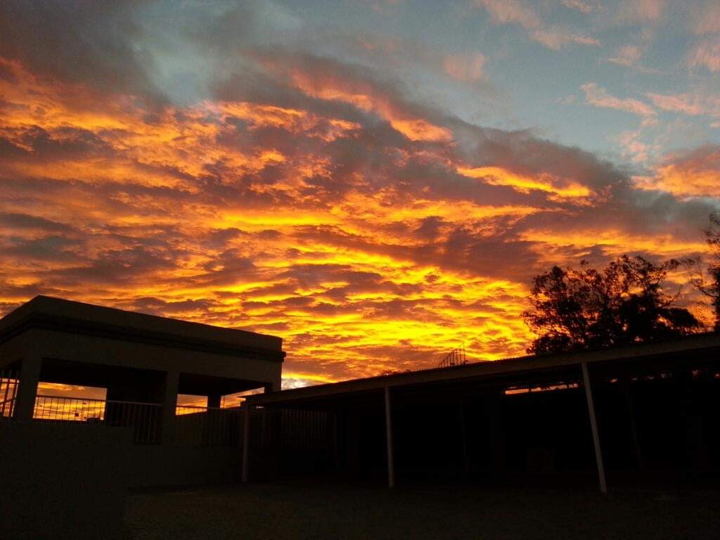 jeevaGovender's tweet photo. Rolling crimson fire clouds above Woodmead 
#21DayPhotoChallengeSA https://t.co/v4EynA54S1