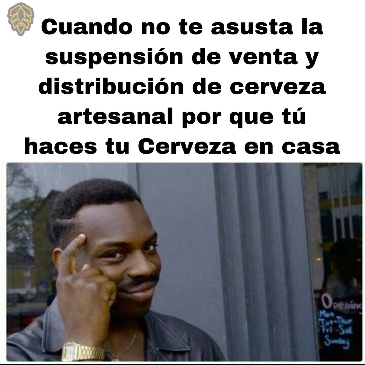 HazChela's tweet photo. Siempre listos nunca inlistos  🍻  Así somos los cerveceros 😎🍺 poder cervecero 💪🏼🍻👊🏼 #vidacervecera #YoHagoCerveza  #HechoenCasa #HechoEnMexico #Cuarentena #Covid19 #QuedateEnCasa #YoHazChela #VamosMexico https://t.co/FU3eeUDBTZ