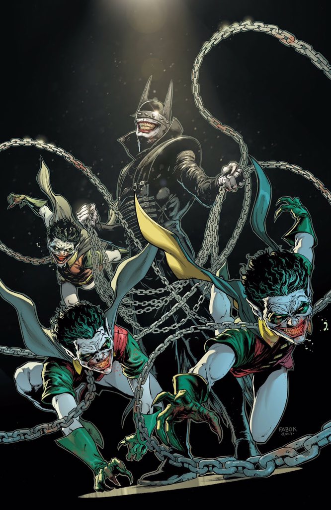 et masih ada7. The Batman who Laughs of Earth -22. probably the best twisted version of Batman. what if... Batman and Joker became one