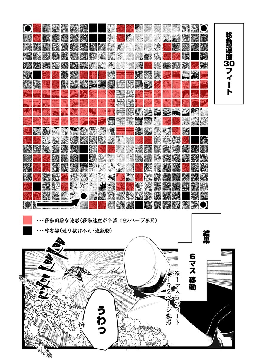 D&amp;D戦闘ルールメモ漫画 続き3 