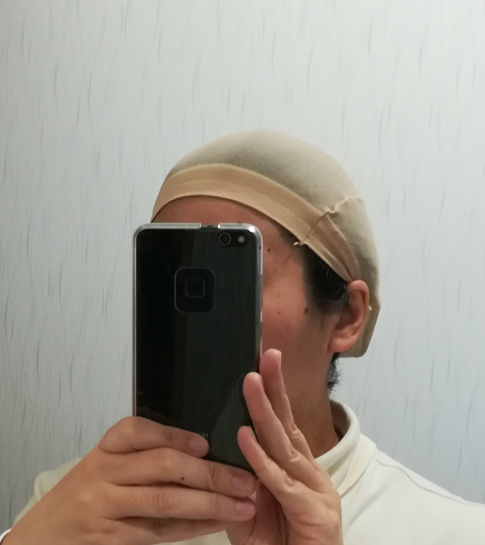 密なし 打田祐希 医療職が髪をまとめるために 助産学生時代のライフハック ストッキング 黒 を足の付け根の部分で切って被ると横髪がこぼれません 被ってから後ろを結びます 寝癖ボサボサでもok この上から帽子をつけると外からはほぼわからず