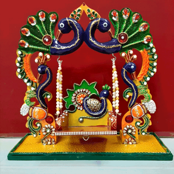 ethnicpip's tweet photo. People who are very religious look for exclusive accessories for their puja mandir at home. One of the puja items is jhula. Jhula is used in every household, mainly in the puja room. Shop Now here https://t.co/jBKP4wekna https://t.co/FjHuBromaL