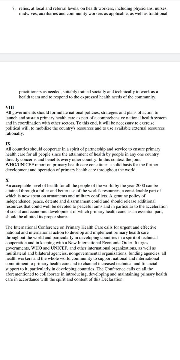 SwetaDash93's tweet photo. SM is going bonkers debating potential that court order on free COVID-19 tests.
Perhaps, it's a good time to revisit #HealthForAll and remember the #AlmaAtaDeclaration,1978.
(1/n)
cc: @_kanikas_ @RemaNagarajan @swagata_y @ShreyaR_C @gluppschlopp @chidiya_ @jeevika_shiv https://t.co/thEom7YRX9