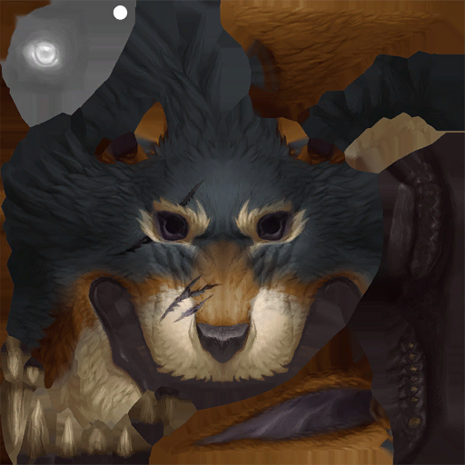 another worgen face, also has the scar texture. IT looks very similar to Bubba